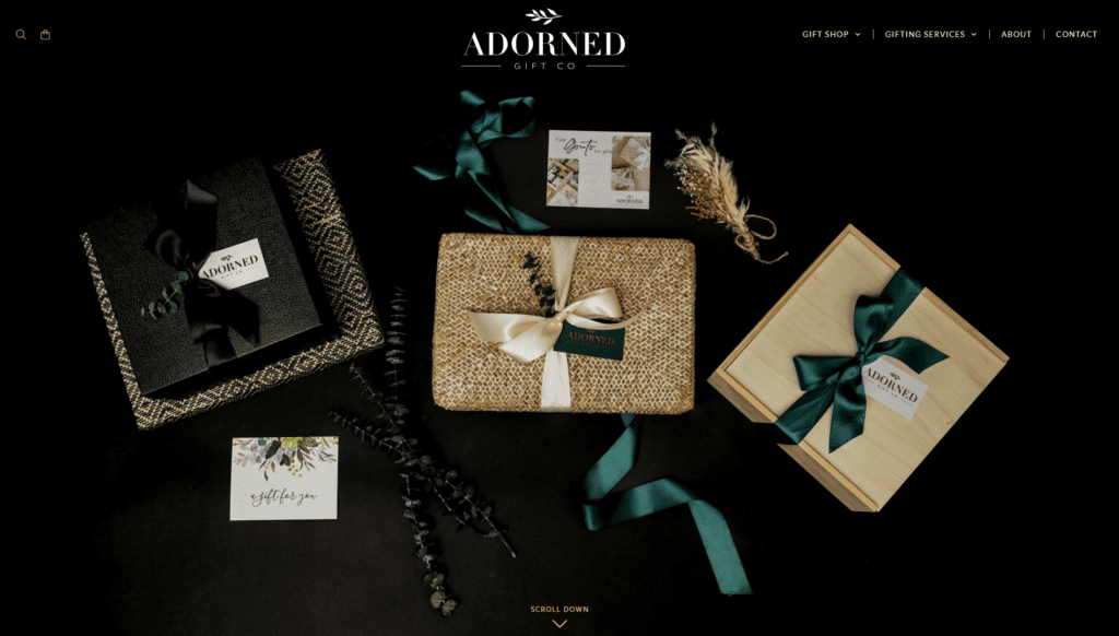 adorned website | Vibrandt Websites | Lafayette, LA