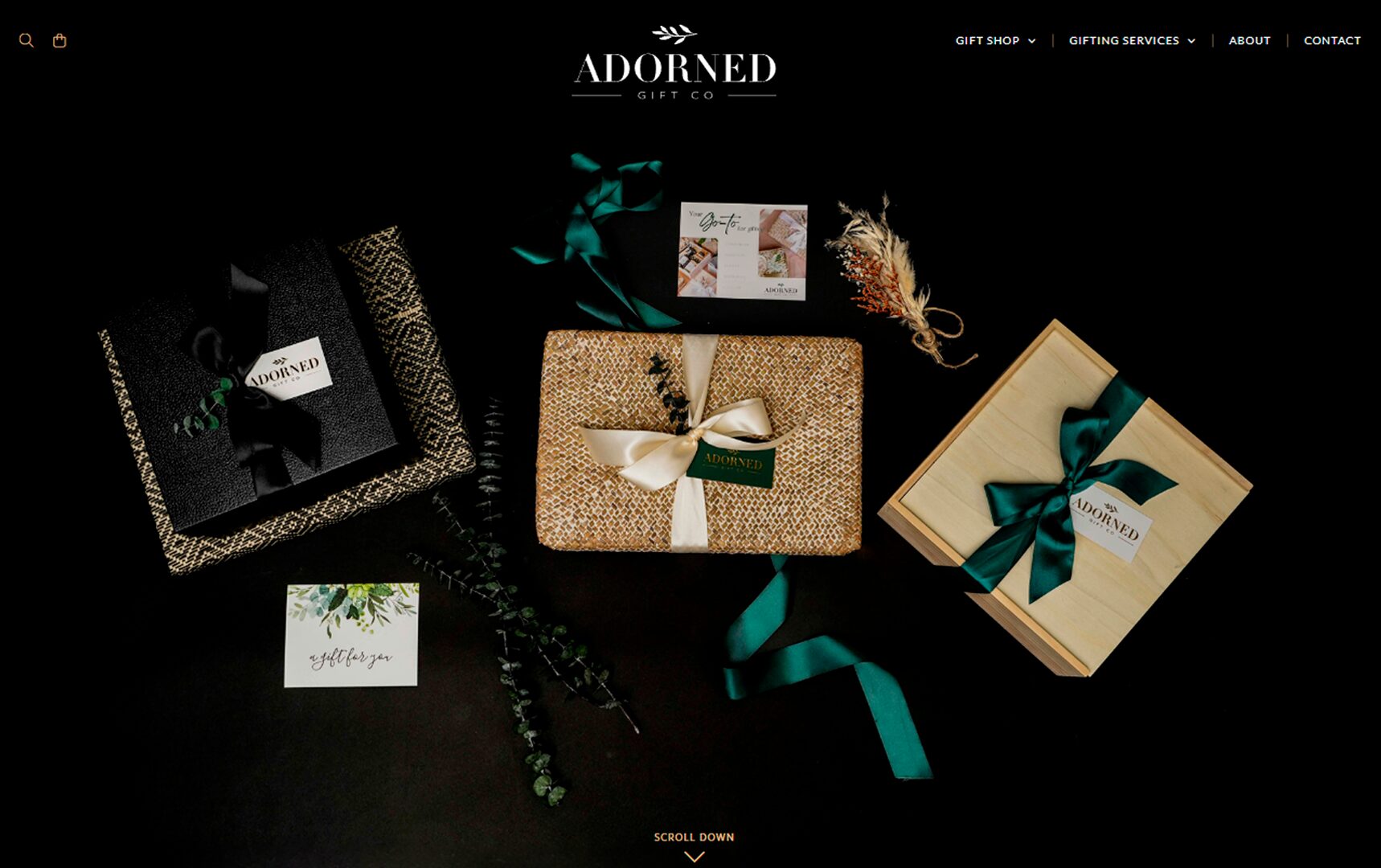 Adorned Gift Co - Vibrandt Websites - Website Design, Lafayette LA