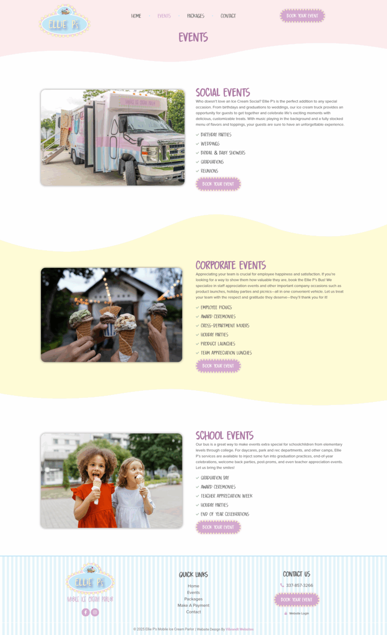 Events Page