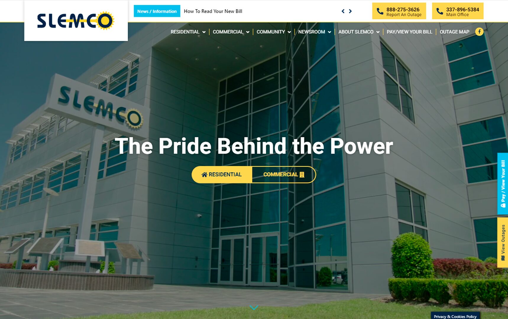 SLEMCO - Vibrandt Websites - Website Design, Lafayette LA