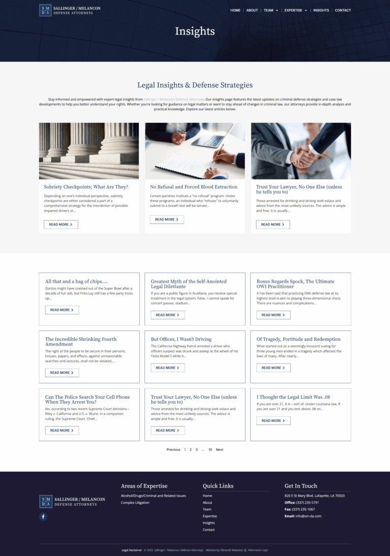 Insights Page