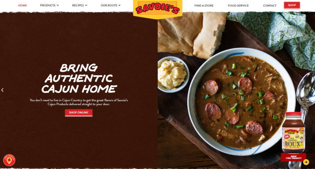 savoies foods 1 | Vibrandt Websites | Lafayette, LA