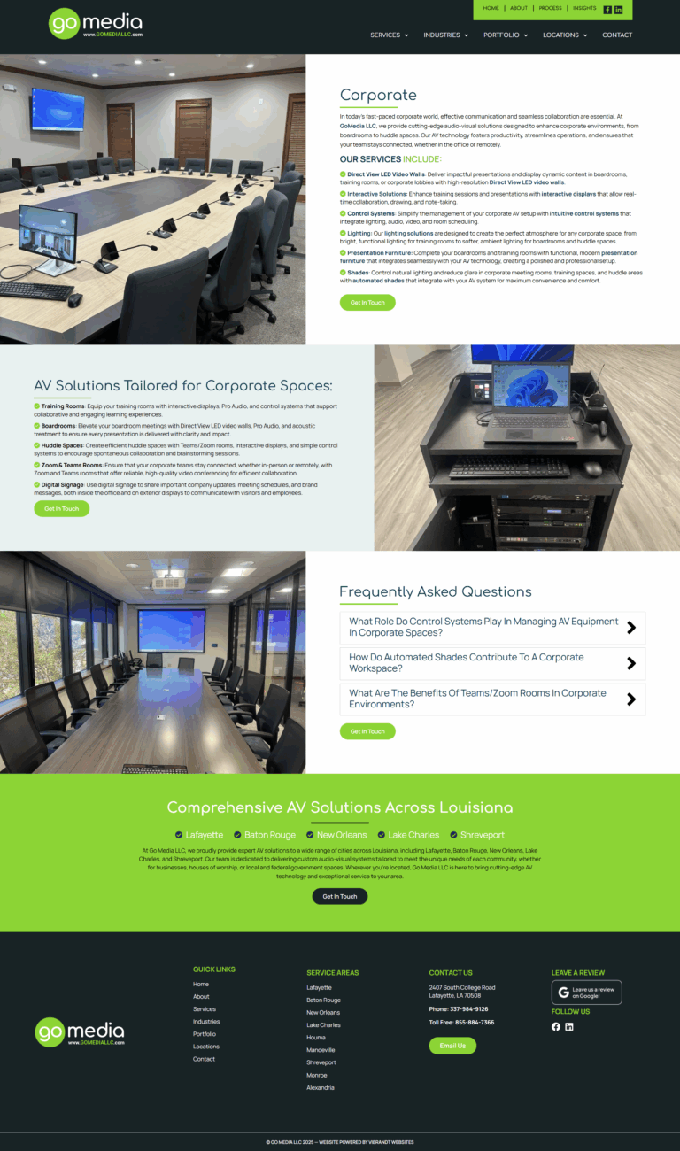 Industry Focus Page