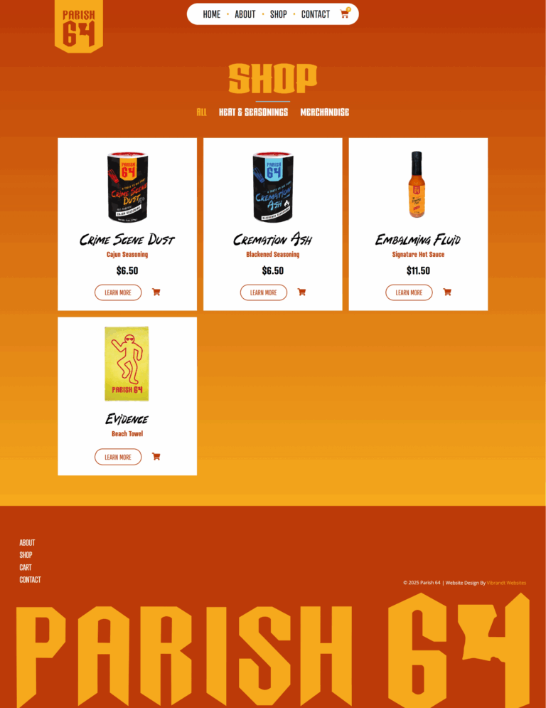 Shop Page