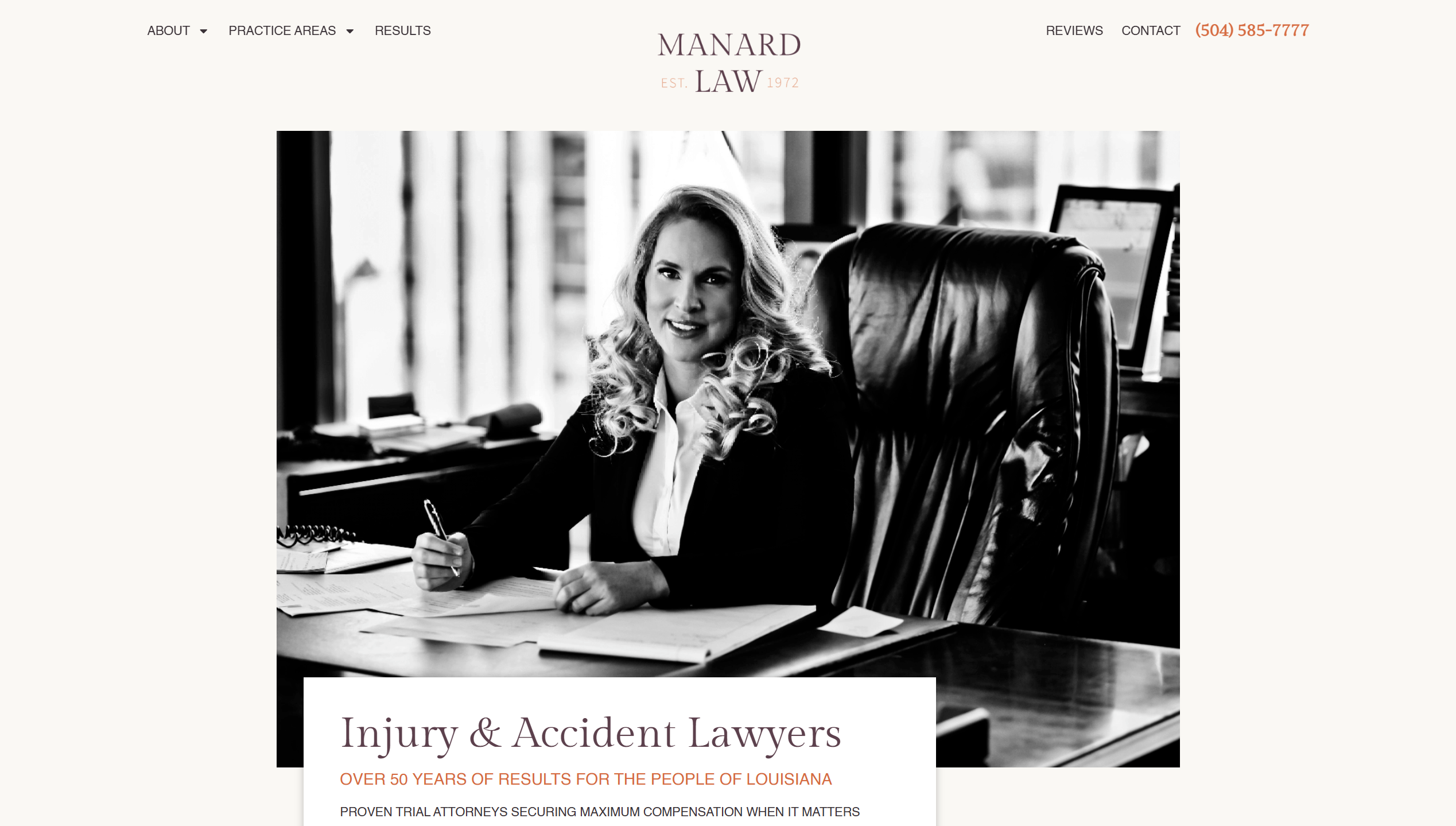 Manard Law Website Developement - Vibrandt Websites